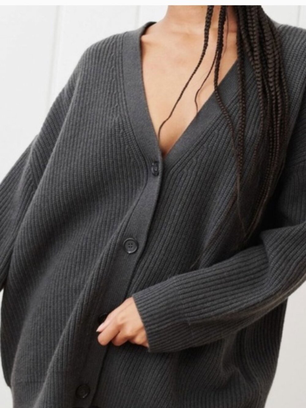 Jenni Kayne Cashmere Cocoon Cardigan - Charcoal